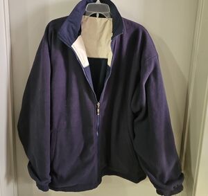 Navy Blue Fleece Jacket